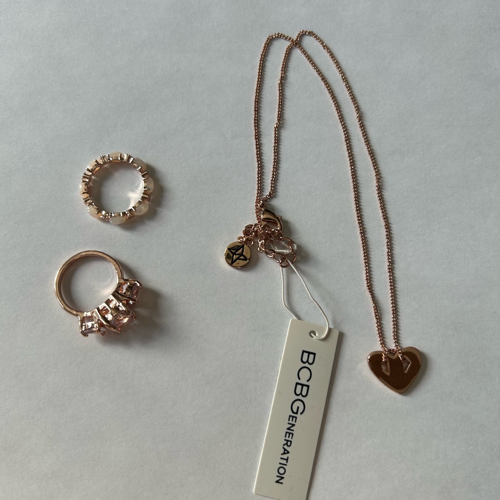 Bcbgeneration Rose Gold Jewelry Set 22$
